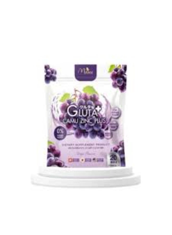 Manee Gluta camu zinc grapes flavor