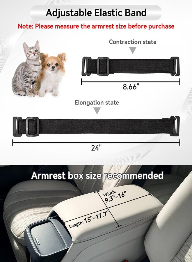 بتس فيت مقعد سيارة للكلاب من PETSFIT مع خطافات حماية آمنة، مقعد سيارة للحيوانات الأليفة مع أحزمة أمان مُحسّنة، وسادة قابلة للغسل، مقاعد سيارة للكلاب الصغيرة حتى وزن 8 أرطال (أسود) - Image 5