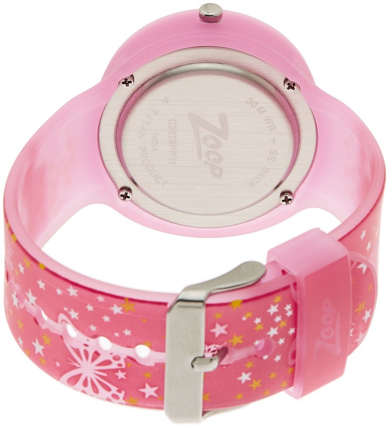 Zoop Analog Watch with Blue Dial & Pink Strap for Girls Kids, from House of Titan - NSC3029PP11W - Image 2