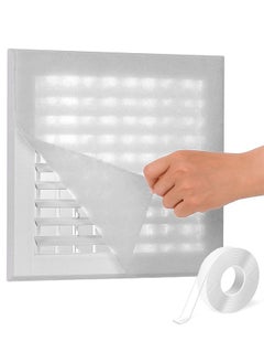 Air Vent Register Filter Paper Kit 78.7 x 39.3 Inch Electrostatic Media with 11.8 Inch traceless tape Anti Dust Net Strainer Registers Grilles Airduct Filters for HVAC AC Heating
