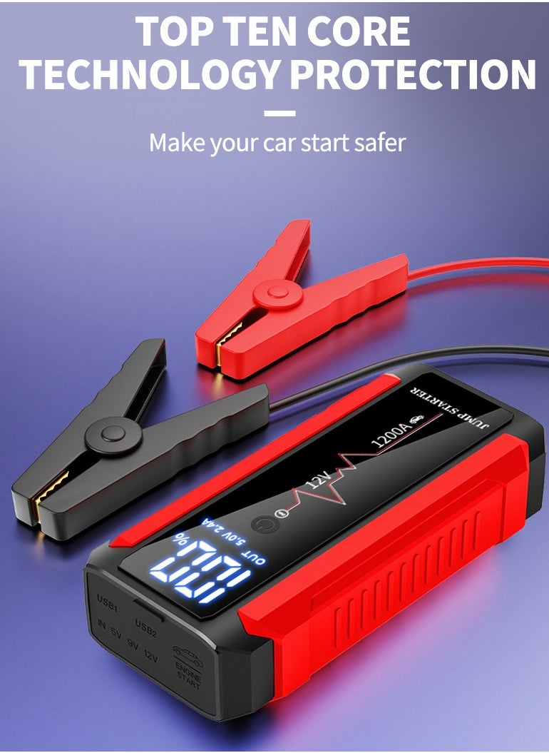 Generic - Digital Screen Car Emergency Start Power LED Light - Image 1