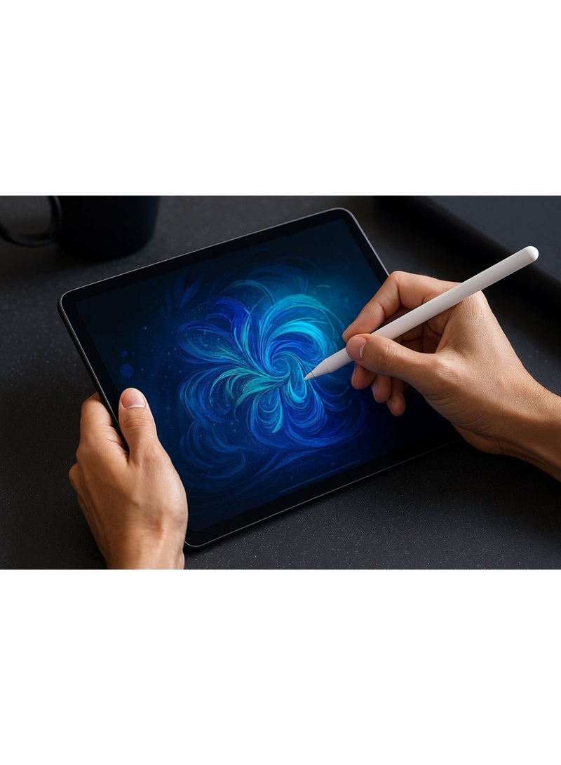 2 قلم ستايلس للأجهزة اللوحية والايباد مع شحن USB-C – دقة عالية للكتابة والرسم، متوافق مع iOS وAndroid وXiaomi - Image 4