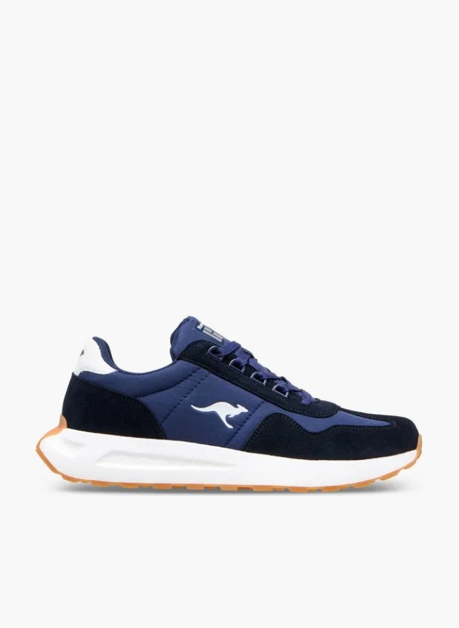 kangaROOS Men's Panelled Sports Shoes with Lace-Up Closure