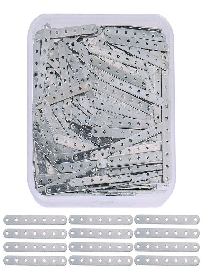 CHGCRAFT 200Pcs Rectangle Spacer Bar Tibetan Antique 7 Holes Platinum Separator Spacer Bar Link Bead Connector Multi Strand Separator Used for Jewelry Production and Connection - Image 1