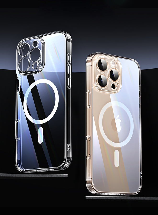 يوارب كينج الغطاء الخلفي الشفاف المضاد للخدوش المغناطيسي القوي لـ iPhone 16 Pro Max Case - Image 1