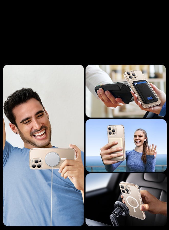 يوارب كينج الغطاء الخلفي الشفاف المضاد للخدوش المغناطيسي القوي لـ iPhone 16 Pro Max Case - Image 5