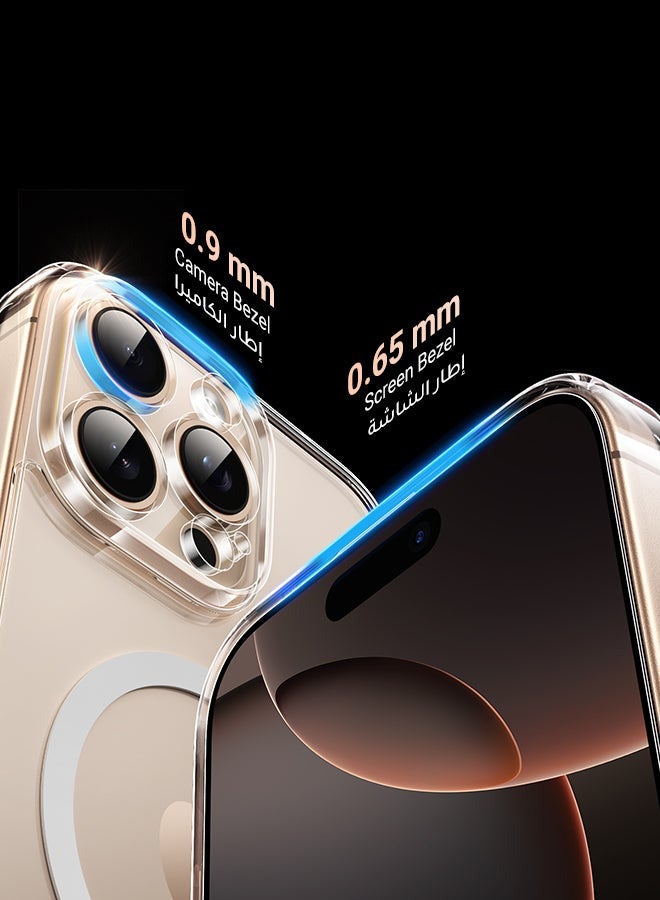 يوارب كينج الغطاء الخلفي الشفاف المضاد للخدوش المغناطيسي القوي لـ iPhone 16 Pro Max Case - Image 4