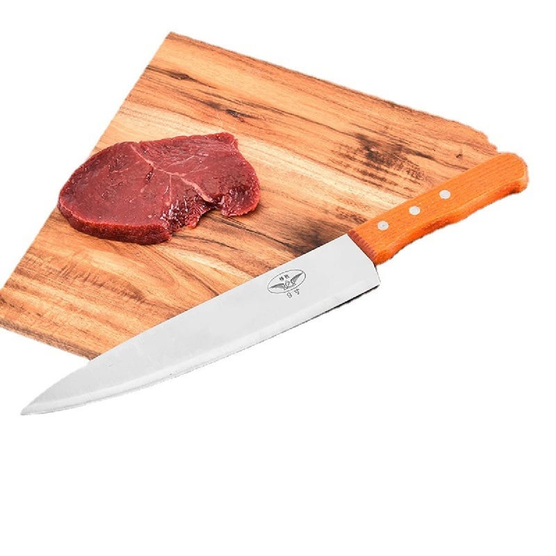 Ramkuwar Sharp Chopping Knife with Stainless Steel Blade Chef Cooking Knife with Wooden Handle - Image 3