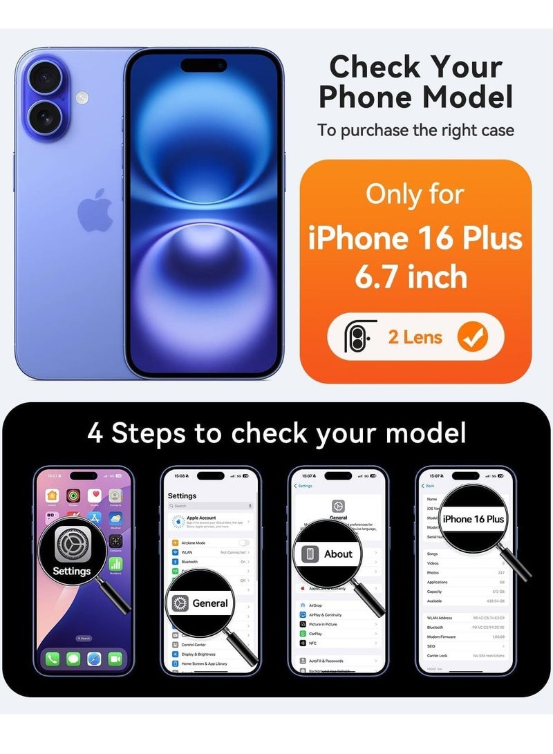 Raxoom Case Compatible with iPhone 16 Plus â€“ Liquid Soft Silicone Shockproof Cover with Microfiber Lining â€“ Full Body Protection & Camera Guard â€“ 6.7-inch (Yellow, iP 16 Plus) - Image 2