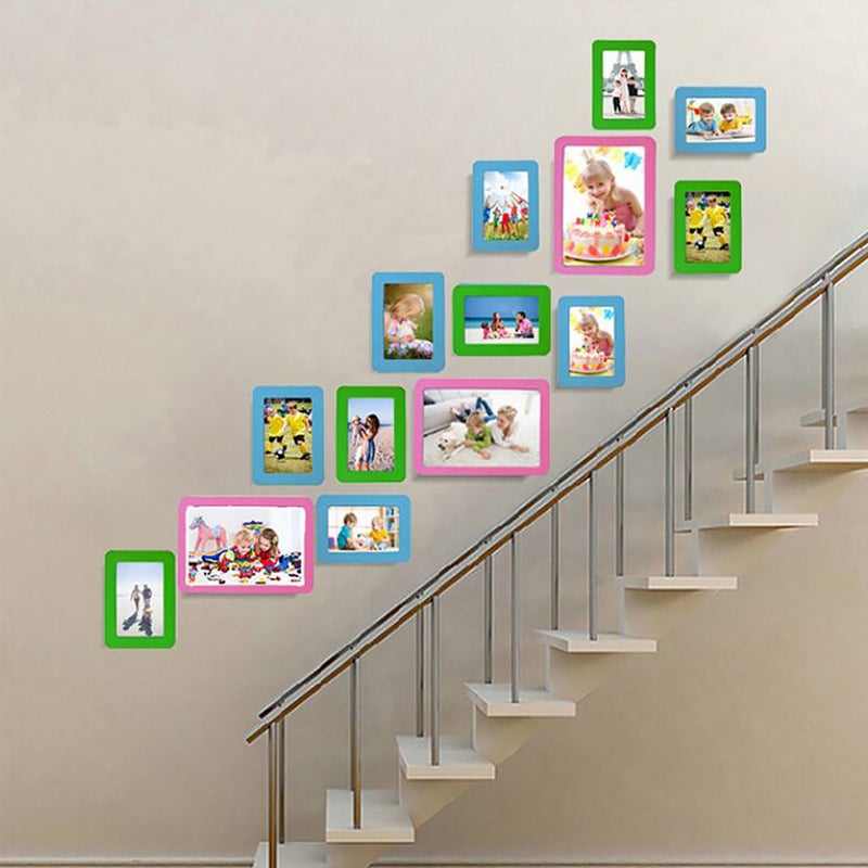 6pcs Photo Frame Stickers Magnetic Picture Frame Refrigerator Photo Holder - Image 3