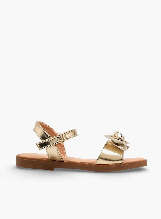 Flora Bella Girls Hook & Loop Sandals