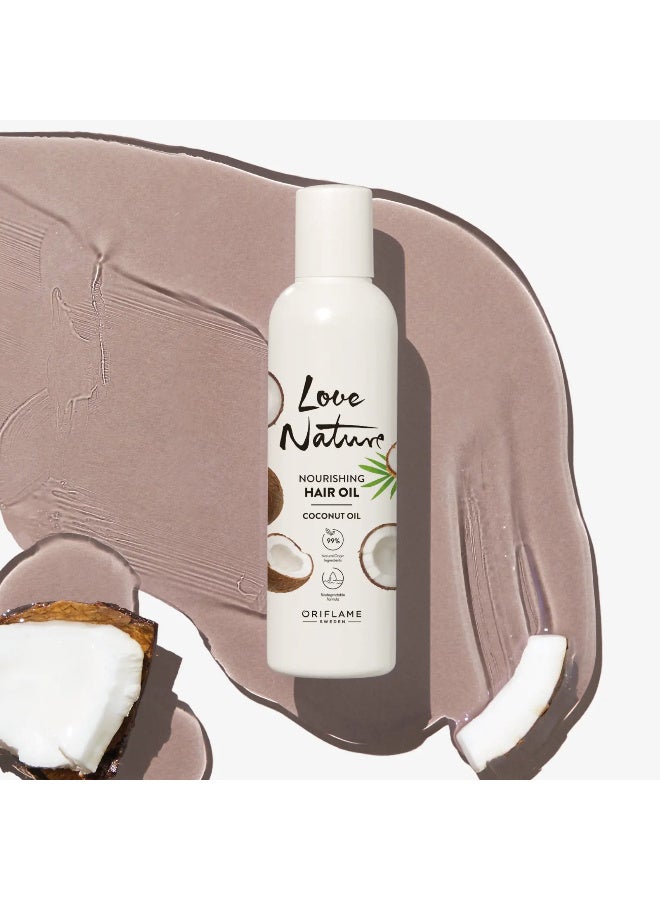 Oriflame Love Nature Nourishing Hair Oil Coconut Oil 100ml - Image 2