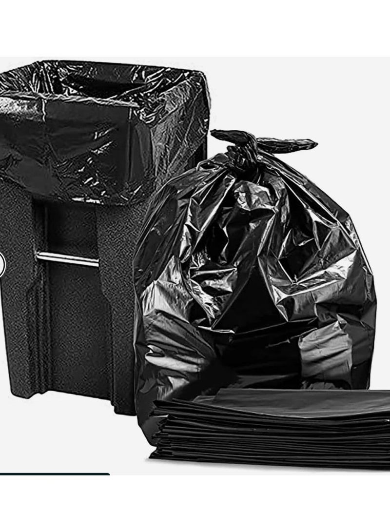 AKDC Garbage Bags Roll, 10 Bags, 79 Gallon, 120 × 140 cm (XXX Large) - Black - Image 2