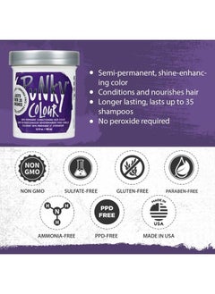 Plum Semi Permanent Conditioning Hair Color, Vegan, PPD and Paraben Free, lasts up to 35 washes, 3.5oz - pzsku/Z092C22737BBFD05EAB9DZ/45/_/1680980527/cb44a9f4-ea72-48bf-9d56-9271c9e59624