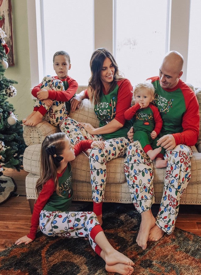 Lazy One Lights Out Matching Family Christmas Pajamas, Matching Christmas PJs for Family, Adult, Teen, Kid, and Baby Pajamas - Image 3