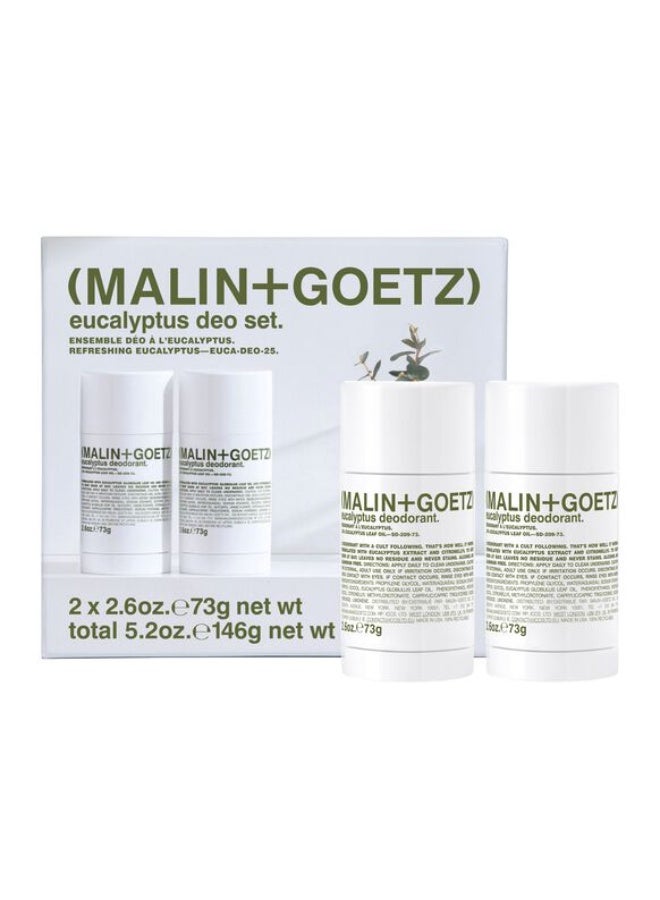 Malin + Goetz Eucalyptus Deo Duo Set. 73*2g - Image 1