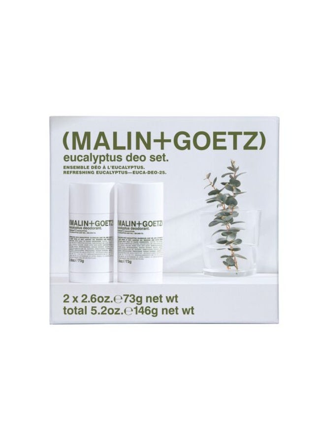 Malin + Goetz Eucalyptus Deo Duo Set. 73*2g - Image 2