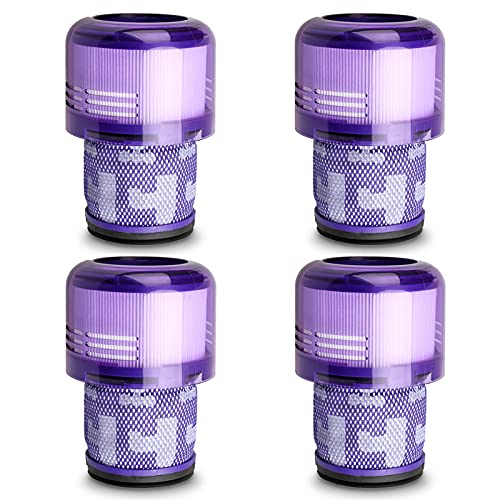 Lemige 4 Pack V11 Vacuum Filters Replacement for Dyson V11 Animal V11 Torque Drive V11 Complete V11 Extra V15 Detect V15s Detect Submarine Vacuums, Compare to Part 970013-02 - Image 1