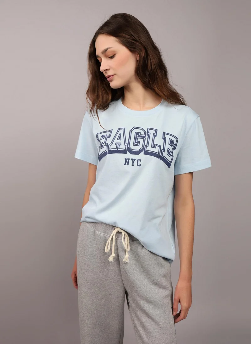امريكان ايجل Logo Crew Neck T-Shirt