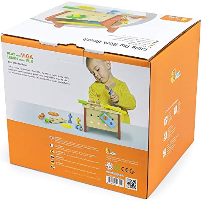 VIGA TABLE TOP WORKBENCH, WHITE - Image 5