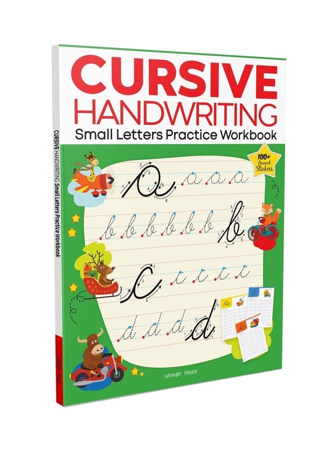 Cursive Handwriting – Small Letters: Practice Workbook for Children Develop Writing Fluency & Confidence | Step-by-Step Letter Formation with Tracing Practice | Improve Fine Motor Skills & Handwriting Style | Ages 5–8 | 2.5 Hours of Focused Writing Practice