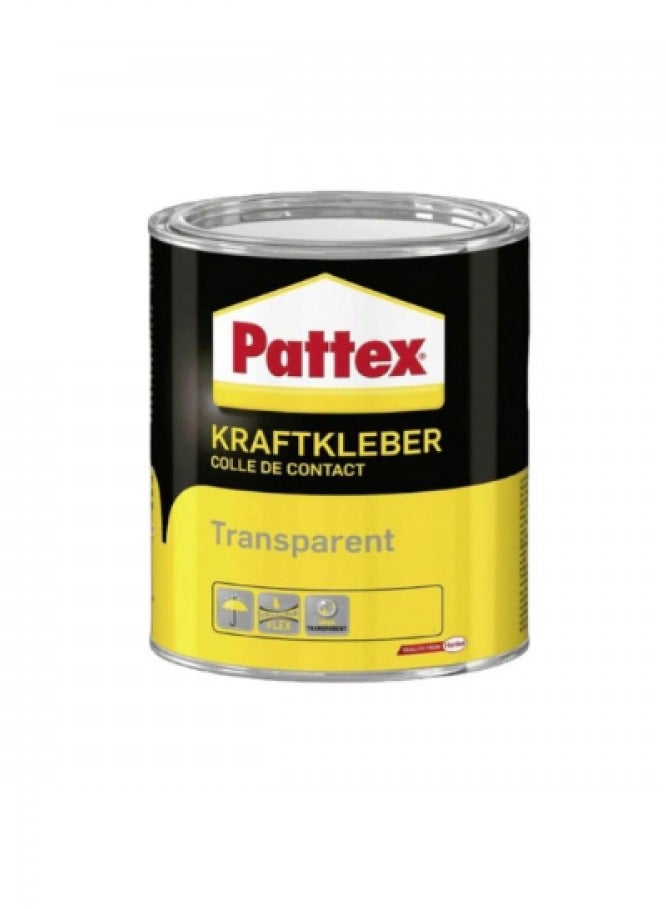 Pattex Pattex Ultra Strong Multi-Purpose Contact Adhesive 250g - Dries completely clear - Ideal for permanently bonding a wide range of materials such as wood, plastic, rubber, leather, vinyl, metal, cork, rigid foam, and more. Suitable for indoor and outdoor use in home, craft, and industrial projects. - Image 1