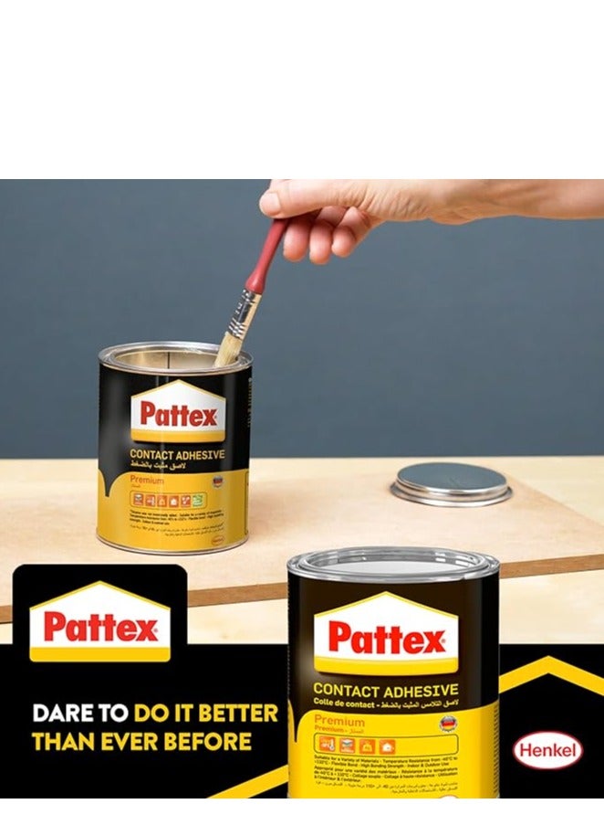 Pattex Pattex Ultra Strong Multi-Purpose Contact Adhesive 250g - Dries completely clear - Ideal for permanently bonding a wide range of materials such as wood, plastic, rubber, leather, vinyl, metal, cork, rigid foam, and more. Suitable for indoor and outdoor use in home, craft, and industrial projects. - Image 2