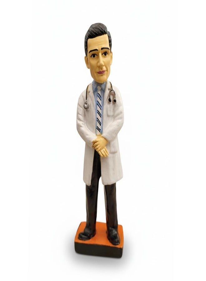 INSAIN Handmade Doctor Bobblehead – 22 cm | Thoughtful Gift for Doctors & Medical Heroes - Image 1