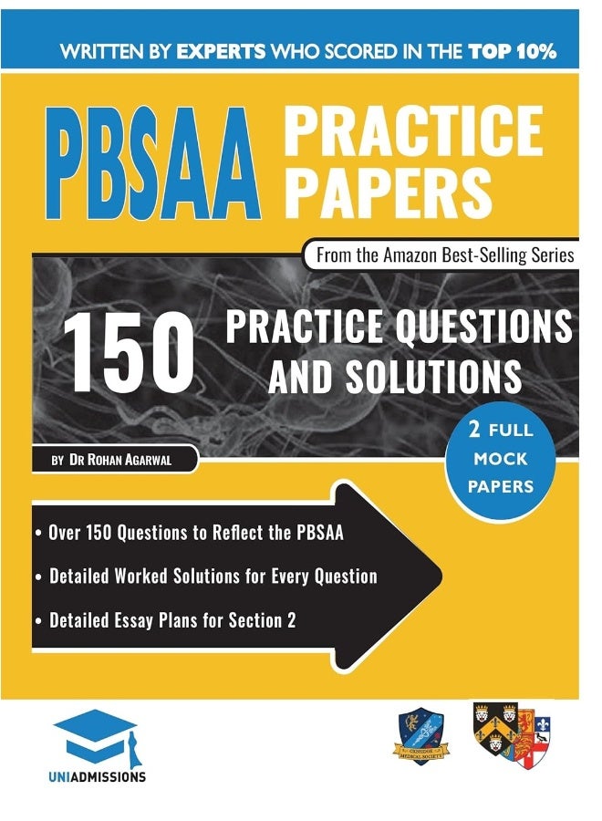 PBSAA Practice Papers: 2 Full Mock Papers, Over 150 Questions in the style of the PBSAA, Detailed Worked Solutions for Every Question, Detailed Essay Plans, Psycological and Behavioural Sciences Ad...  - Image 1