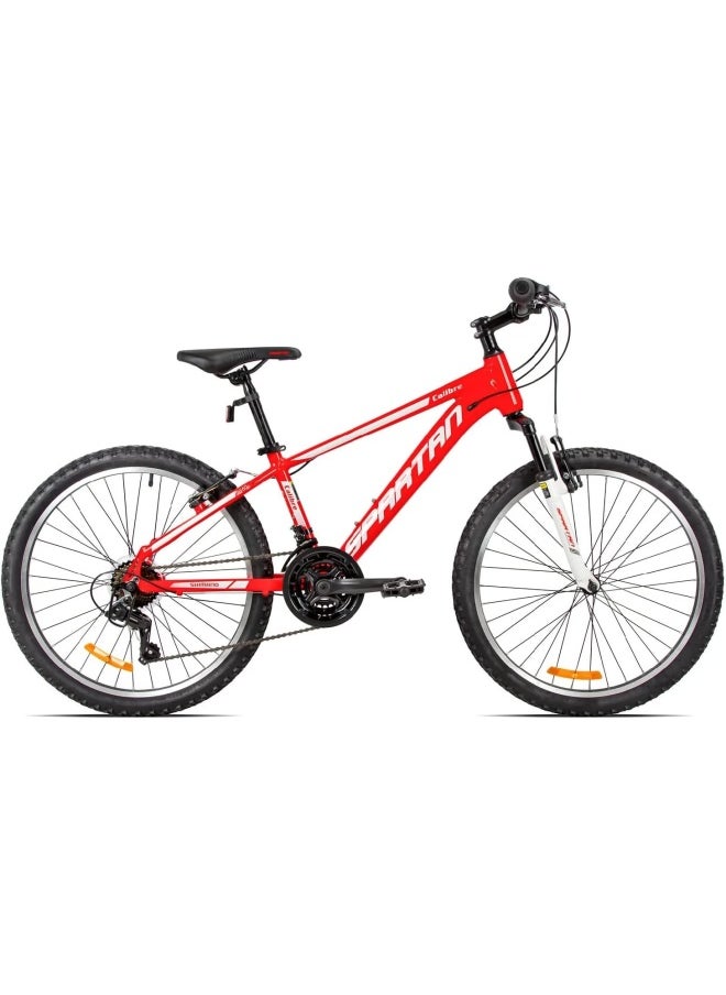 Spartan Calibre Hardtail Mountain Bicycle| 26 inch wheel size| 21 speed Shimano gear | For adults| Red  - Image 2