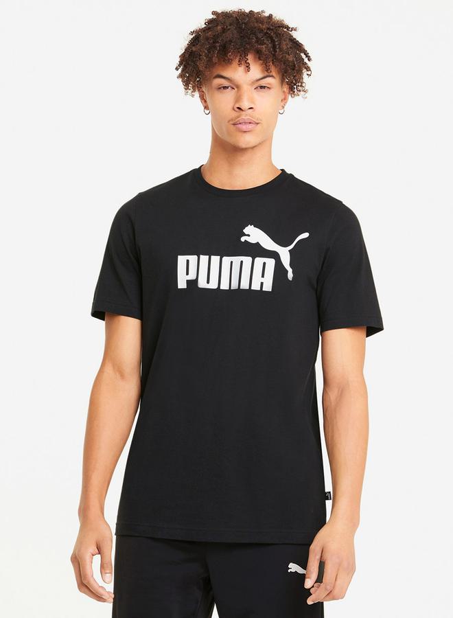 PUMA Essentials Logo Print Jersey T-shirt - Image 1