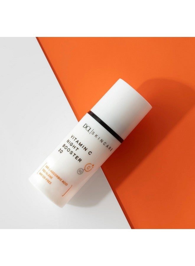 DCL Skincare Vitamin C Night Booster With 30% Lascorbic Acid Clincially Proven Anhydrous Vitamin C 1 Fl Oz - Image 3