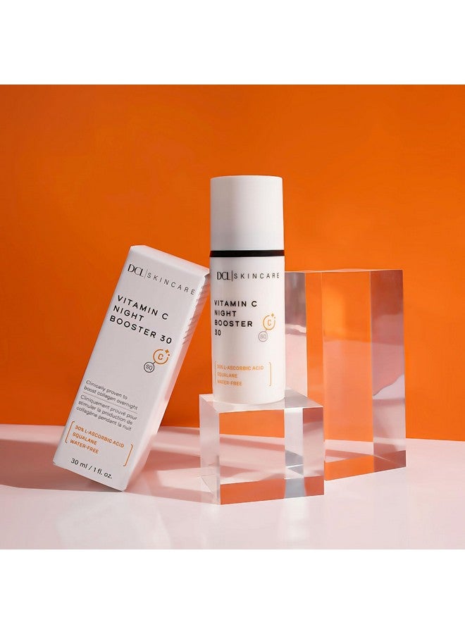 DCL Skincare Vitamin C Night Booster With 30% Lascorbic Acid Clincially Proven Anhydrous Vitamin C 1 Fl Oz - Image 5