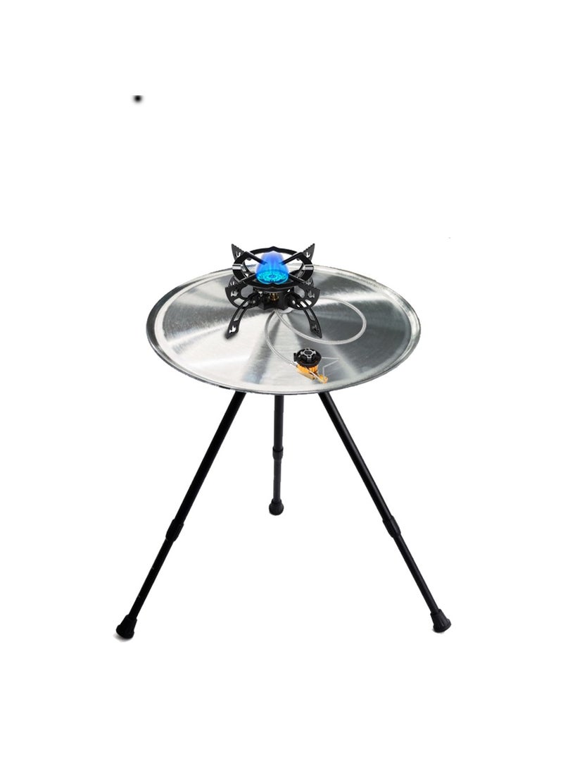 توبيز موقد توبي المحمول 3800 واط من سبائك للرحلات مع تصميم مقاوم للرياح وإشعال بيزو + طاولة تخييم قابلة للطي وخفيفة الوزن للرحلات، الشواء، النزهات والأنشطة الخارجية - Image 1