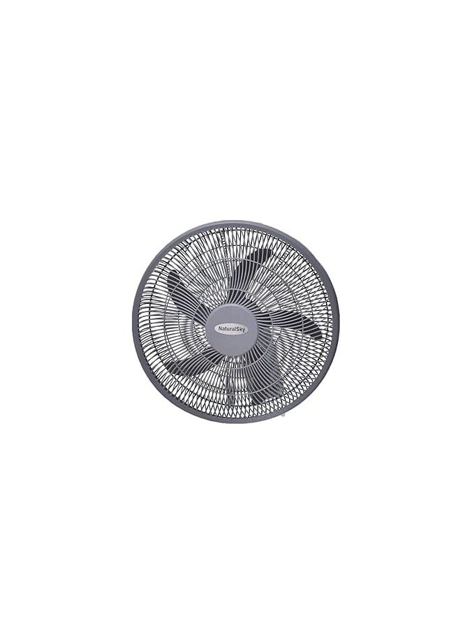 ناتشورال سكاي Natural Sky 18 Inch Wall Fan, 5 Blades with 3 Speed ​​Levels, Multicolor, 100 Watts - Image 2