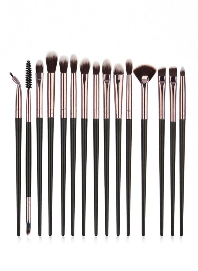 15PCS Eye Makeup Brushes Set Cosmetic Brush Beauty Tools Eyeshadow Brush Mascara Brush Eyeliner Brush Makeup Brushes Kit - Image 1
