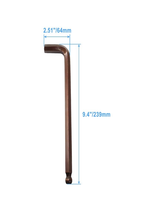 Bivethoi 1Pcs 14mm Hex Key Wrench L Shaped Ball End Allen Wrench L Shaped Extra Long Arm S2 Steel Repairing Tool - Image 3