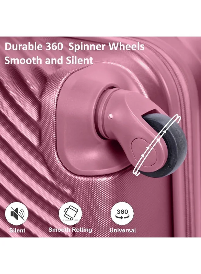 SENATOR Maroon Hard Case Suitcases Trolley Luggage Set For Unisex ABS Lightweight Travel Bags with 4 Spinner Wheels KH1065 Maroon  | Best Price UAE