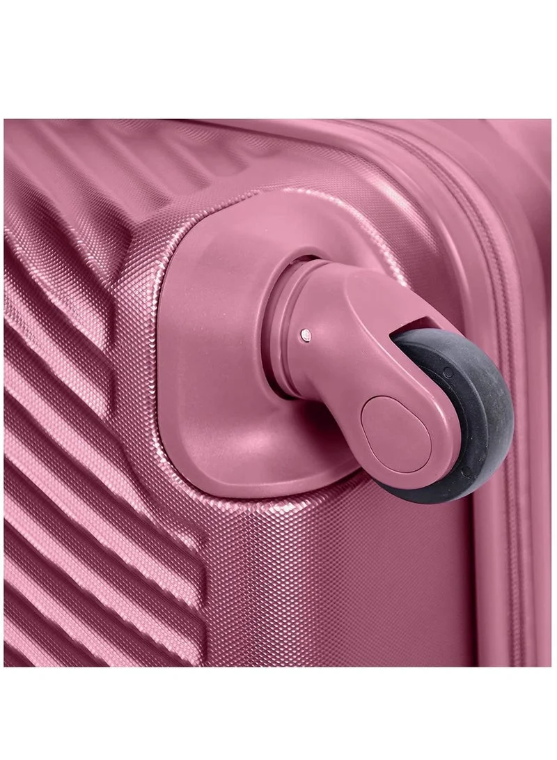 SENATOR Maroon Hard Case Suitcases Trolley Luggage Set For Unisex ABS Lightweight Travel Bags with 4 Spinner Wheels KH1065 Maroon  | Best Price UAE