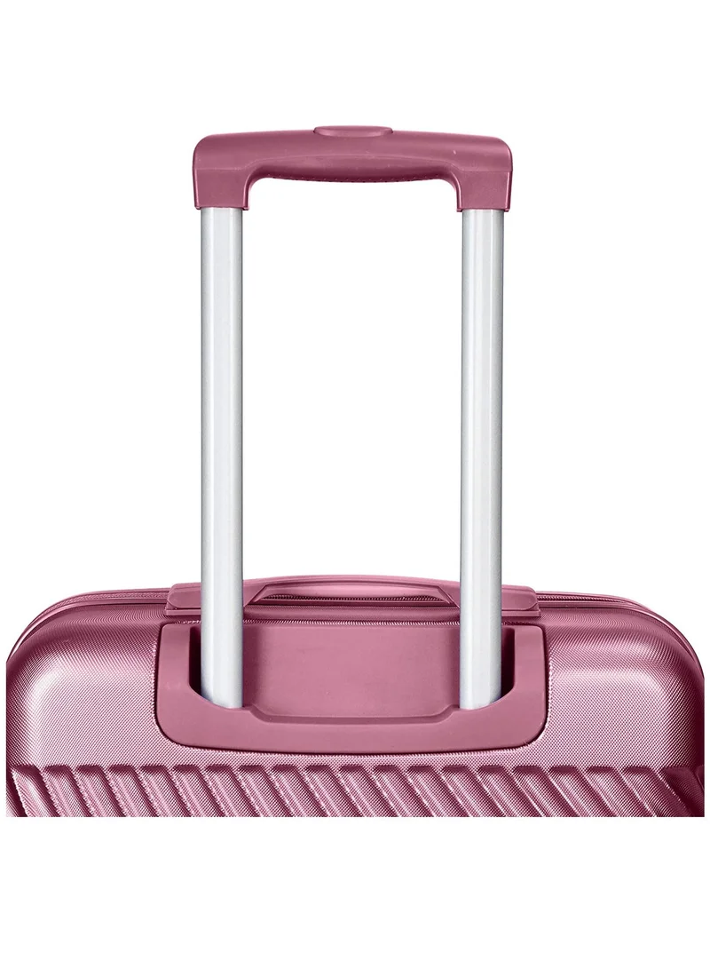 SENATOR Hard Case Suitcases Trolley Luggage Set For Unisex ABS Lightweight Travel Bags with 4 Spinner Wheels KH1065 Maroon