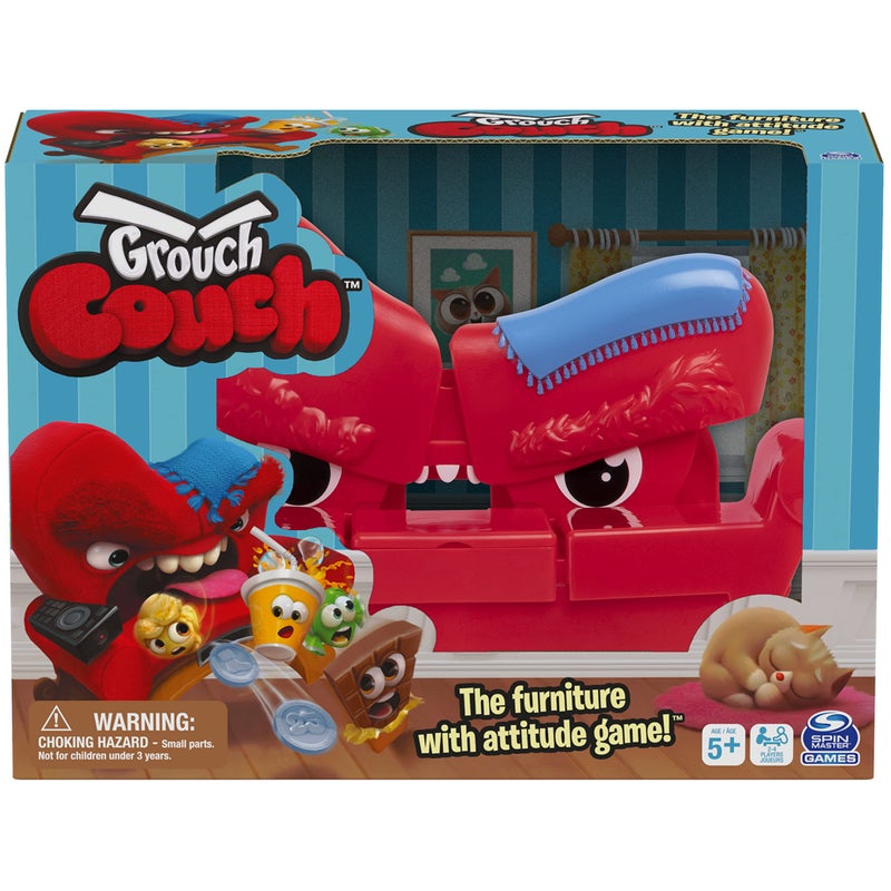 Spin Master Games Grouch Couch, Furniture with Attitude Popular Funny Fast-Paced Board Game with Sounds, for Families and Kids Ages 5 and up - Image 1