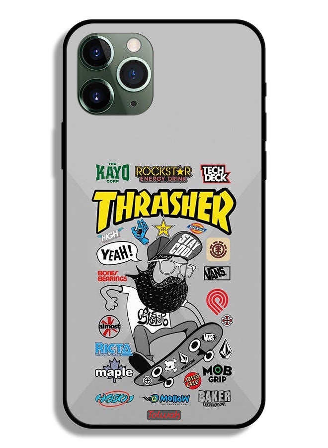 Tolwak حافظة حماية آبل آيفون 11 برو ماكس ملصق ثراشر - Image 2