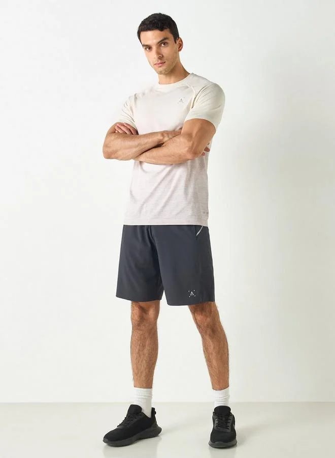 ADOT by Splash Panel Detail Shorts with Elasticated Waistband