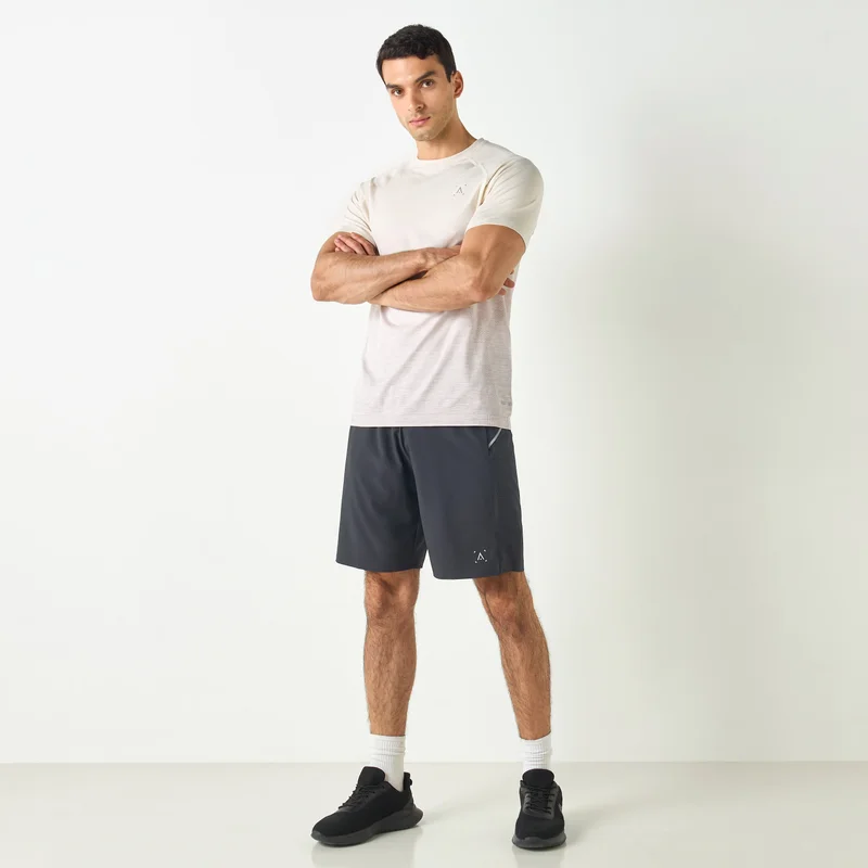 ADOT by Splash Panel Detail Shorts with Elasticated Waistband