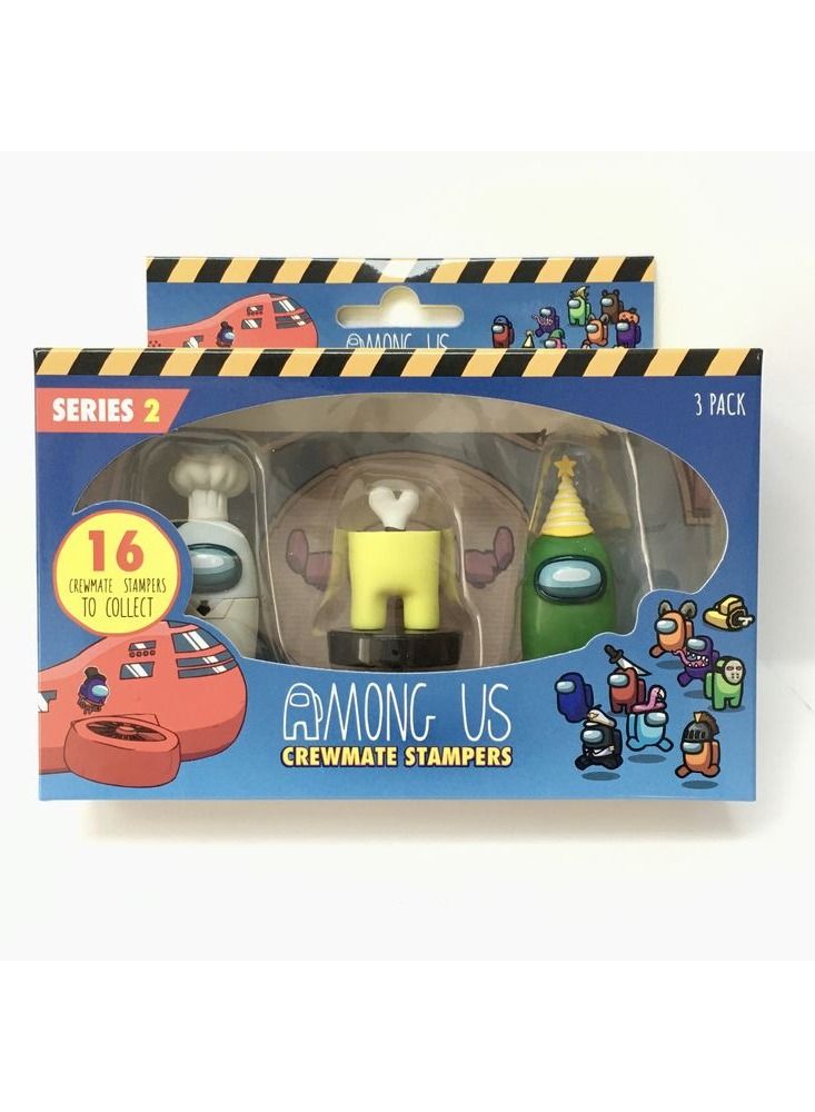 Among Us Pack Of 3 Window Box Series 2- Crewmate Stampers Assortment- 16 Styles To Collect - Image 3