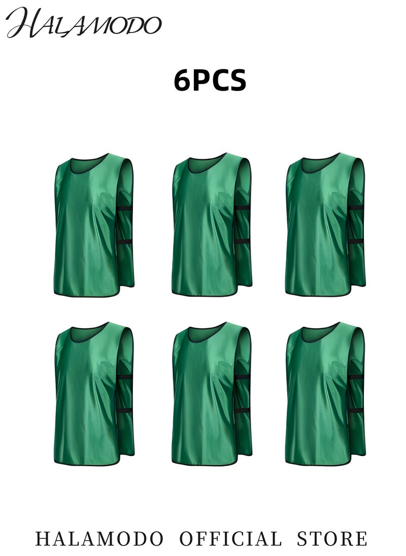 Generic Adult's Soccer Scrimmage Vests Outdoor Sport Pinnies Soccer Jersey Training Vests Football Daily Practice Vests Breathable Loose Vest for Team & Athlete & Youth  - Image 2