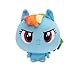 TeeTurtle Cloudheads Rainbow Dash Plush 5Inch Official My Little Pony Stuffed Animal with Embroidered Details Soft Cuddly Plush Toys for Kids Teens and Adults - Image 2
