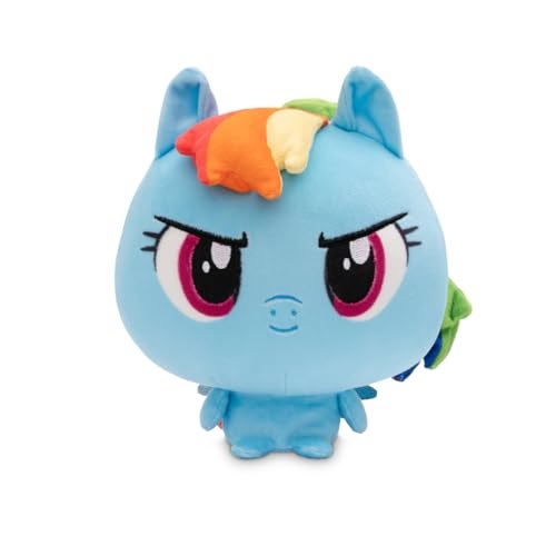 TeeTurtle Cloudheads Rainbow Dash Plush 5Inch Official My Little Pony Stuffed Animal with Embroidered Details Soft Cuddly Plush Toys for Kids Teens and Adults - Image 1