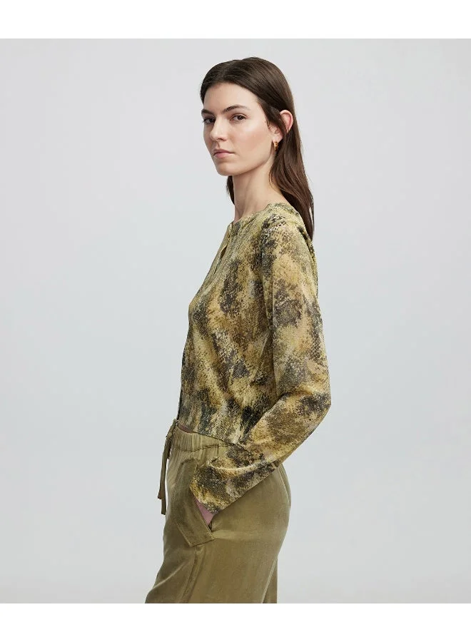 Ipekyol Slim Fit Printed Cardigan