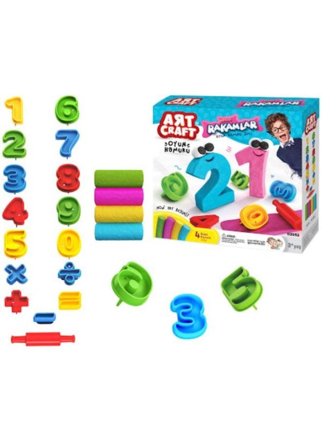 dede - 3d Numbers Dough Set 200 Gr - Image 1